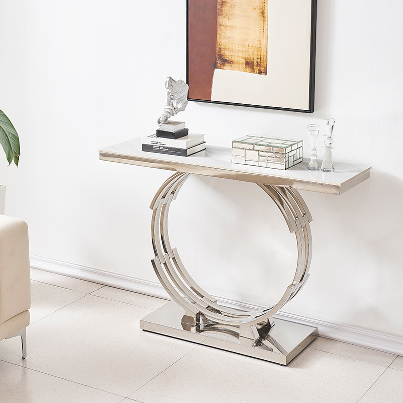 The consle is modern, simple and durable, and the household is compact.